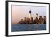 Landscapes - Sunset - Skylines - Mannattan - New York City - United States-Philippe Hugonnard-Framed Photographic Print