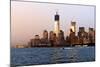 Landscapes - Sunset - Skylines - Mannattan - New York City - United States-Philippe Hugonnard-Mounted Photographic Print