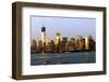 Landscapes - Sunset - Skylines - Mannattan - New York City - United States-Philippe Hugonnard-Framed Photographic Print