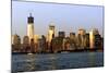 Landscapes - Sunset - Skylines - Mannattan - New York City - United States-Philippe Hugonnard-Mounted Photographic Print