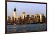 Landscapes - Sunset - Skylines - Mannattan - New York City - United States-Philippe Hugonnard-Framed Photographic Print