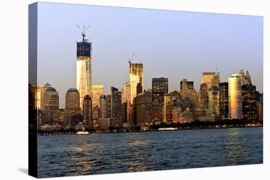 Landscapes - Sunset - Skylines - Mannattan - New York City - United States-Philippe Hugonnard-Stretched Canvas