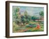 Landschaft bei Cagnes. 1907-1908-Pierre-Auguste Renoir-Framed Giclee Print