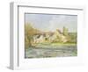 Landschaft bei Pontoise-Camille Pissarro-Framed Giclee Print