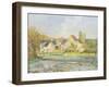 Landschaft bei Pontoise-Camille Pissarro-Framed Giclee Print