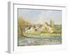 Landschaft bei Pontoise-Camille Pissarro-Framed Giclee Print