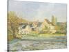 Landschaft bei Pontoise-Camille Pissarro-Stretched Canvas