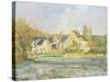 Landschaft bei Pontoise-Camille Pissarro-Stretched Canvas