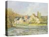 Landschaft bei Pontoise-Camille Pissarro-Stretched Canvas