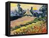 Landschaft bei Sonnenuntergang (Paysage au Coucher du Soleil)-Henri Edmond Cross-Framed Stretched Canvas