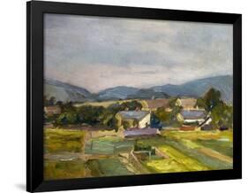 Landschaft in North Austria, 1907-Egon Schiele-Framed Giclee Print