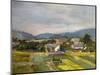 Landschaft in North Austria, 1907-Egon Schiele-Mounted Giclee Print