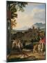 Landschaft mit dem hl.Martin. 1815-Joseph Anton Koch-Mounted Giclee Print