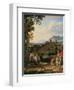 Landschaft mit dem hl.Martin. 1815-Joseph Anton Koch-Framed Giclee Print