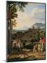 Landschaft mit dem hl.Martin. 1815-Joseph Anton Koch-Mounted Giclee Print