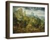 Landschaft mit Eisenwerk-null-Framed Giclee Print