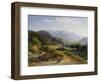 Landschaft mit Schmiede. 1855 - 56-Johann Wilhelm Schirmer-Framed Giclee Print