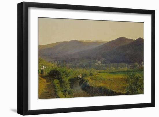 Landschaft Mit Weinbergen-Ferdinand Georg Waldmüller-Framed Giclee Print