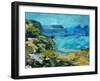 Landsend, 2021 (acrylic on board)-Paul Powis-Framed Giclee Print