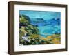 Landsend, 2021 (acrylic on board)-Paul Powis-Framed Giclee Print