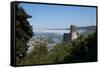 Landshut Castle and Mosel Valley at Bernkastel-Kues, Rhineland-Palatinate, Germany, Europe-Charles Bowman-Framed Stretched Canvas