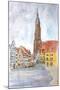 Landshut Old Town with St Martin-Markus Bleichner-Mounted Art Print