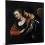 Landsknecht with a Woman-Theodor Rombouts-Mounted Giclee Print