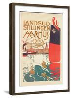 Landsud Stillingen Aarhus-Valdemar Andersen-Framed Art Print