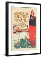 Landsud Stillingen Aarhus-Valdemar Andersen-Framed Art Print