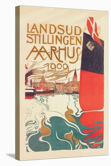 Landsud Stillingen Aarhus-Valdemar Andersen-Stretched Canvas