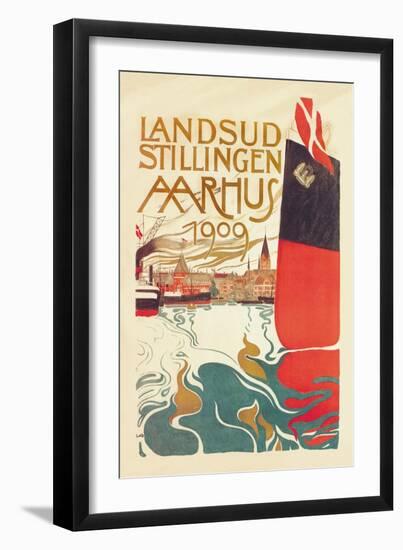 Landsud Stillingen Aarhus-Valdemar Andersen-Framed Art Print