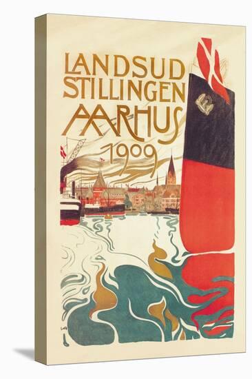 Landsud Stillingen Aarhus-Valdemar Andersen-Stretched Canvas