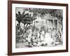 Landu Dance, Engraved by Victor Adam and Monthellier-Johann Moritz Rugendas-Framed Giclee Print