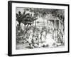 Landu Dance, Engraved by Victor Adam and Monthellier-Johann Moritz Rugendas-Framed Giclee Print