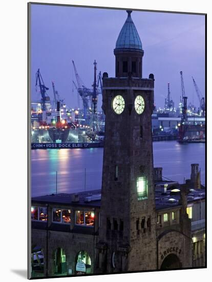 Landungsbrucken, Port of Hamburg, Germany-Demetrio Carrasco-Mounted Photographic Print