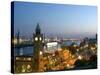 Landungsbrucken, Port of Hamburg, St. Pauli, Hamburg, Germany-Yadid Levy-Stretched Canvas