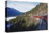 Landwasser Viaduct, Bernina Express Railway Line, UNESCO World Heritage Site-Christian Kober-Stretched Canvas