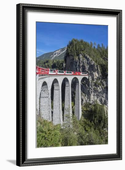 Landwasser Viadukt, Filisur, Graubunden, Swiss Alps, Switzerland, Europe-Angelo Cavalli-Framed Photographic Print