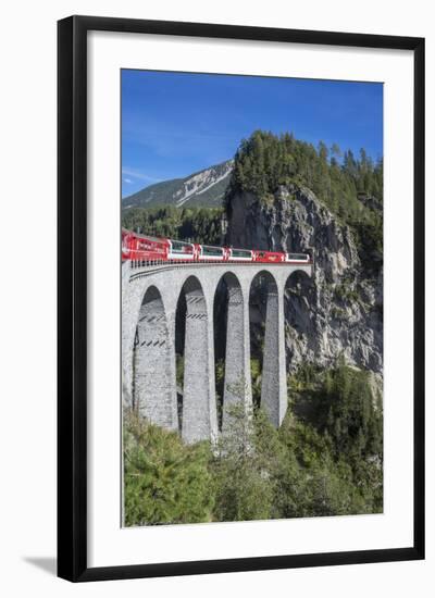 Landwasser Viadukt, Filisur, Graubunden, Swiss Alps, Switzerland, Europe-Angelo Cavalli-Framed Photographic Print