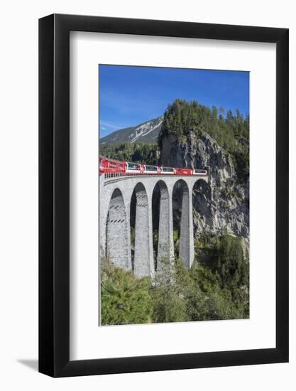 Landwasser Viadukt, Filisur, Graubunden, Swiss Alps, Switzerland, Europe-Angelo Cavalli-Framed Photographic Print