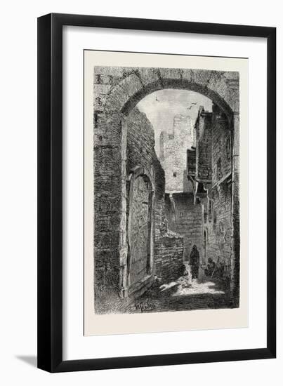 Lane in Cairo. Egypt, 1879-null-Framed Giclee Print