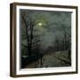 Lane in Cheshire, 1883-John Atkinson Grimshaw-Framed Giclee Print