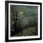 Lane in Cheshire, 1883-John Atkinson Grimshaw-Framed Giclee Print