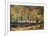 Lane with Poplars-Vincent van Gogh-Framed Premium Giclee Print