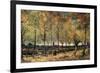 Lane with Poplars-Vincent van Gogh-Framed Art Print