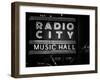 Lanes Entrance to the Radio City Music Hall by Night, Manhattan, Times Square, New York, Classic-Philippe Hugonnard-Framed Photographic Print