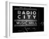 Lanes Entrance to the Radio City Music Hall by Night, Manhattan, Times Square, New York, Classic-Philippe Hugonnard-Framed Premium Photographic Print