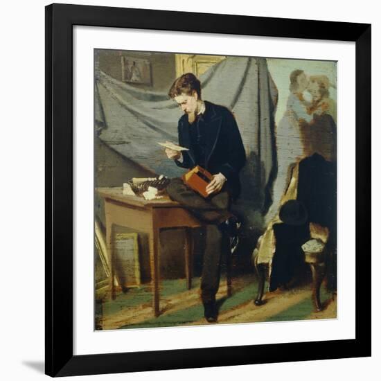Lanfredini Self-Portrait, Circa 1866-Giovanni Boldini-Framed Giclee Print