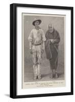 Langaba, Chief Induna at Mangwe, and Daniel, Secretary of the Late Lobengula-null-Framed Giclee Print