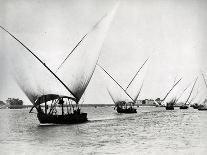 Sailing on the Nile, C.1880-Langaki-Framed Stretched Canvas
